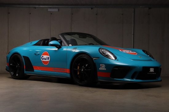 Porsche 911 Speedster *1of1*Gulf*Miami_Blau*1_Hand* bei THE CANDYSHOP – RR MOTORS in 